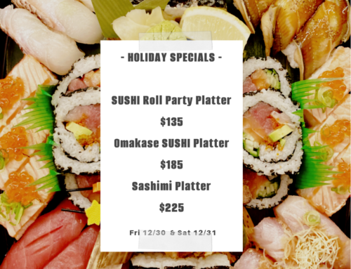 Year-End Holiday Specials Fri 12/30 & Sat 12/31